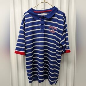 Genuine Merchandise Chicago Cubs Blue Polo with Red Accents